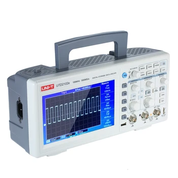 UNITATEA UTD2102e digital osciloscop de stocare 100mhz lățime de Bandă 2chanel oscillograph
