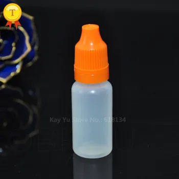 De înaltă calitate sticla de ulei 15ml flacon picurător din plastic cu protecție pentru copii și sigiliu capac