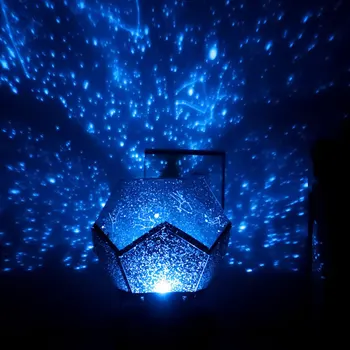 Cerul înstelat de Noapte Lumina de Planeta Magic Proiector Pământ Univers Lampă cu LED-uri Colorate Roti Intermitent Stele pentru Copii Baby Prietena Cadou