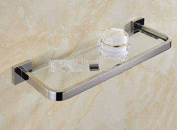 30cm din oțel Inoxidabil 304 baie raft de sticla raft baie titularul duș baie coș de duș în camera de aspirație raft de perete