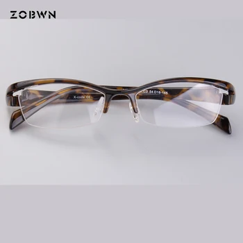 Super-subțire jumătate rim de moda de Înaltă calitate TR90 ochelari de sex masculin cadru optice Oculos de grau femininos computer de Protecție Ochelari de vedere