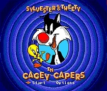 Sylvester & Tweety În Precaut Capere 16 biți MD Carte de Joc Pentru Sega Mega Drive Pentru SEGA Genesis