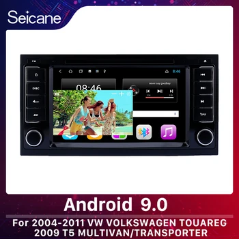 Seicane Android 9.0 Radio Auto GPS Multimedia Player pentru 2004 2005 2006-2011 VW Volkswagen Touareg 2009 T5 Multivan/Transporter