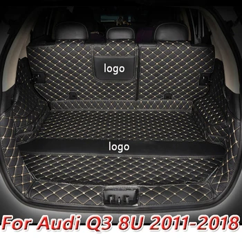 Piele Personalizat Portbagaj Mat Pentru Audi Q3 8U 2011 2012 2013 2014 2015 2016 2017 2018 Portbagaj Boot Liner Mat Audi Cargo Liner